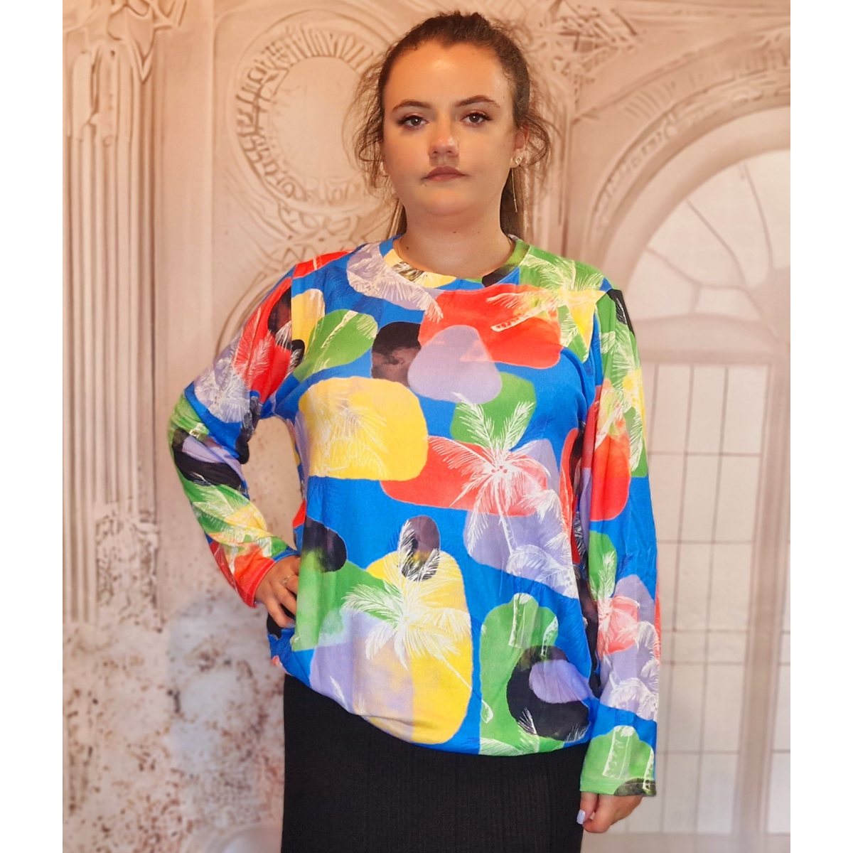 Bluza dama colorata  1+1 Cadouculori vibrante