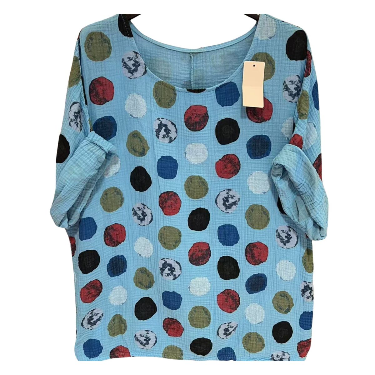 Bluza in bust 130cm buline colorate albastru