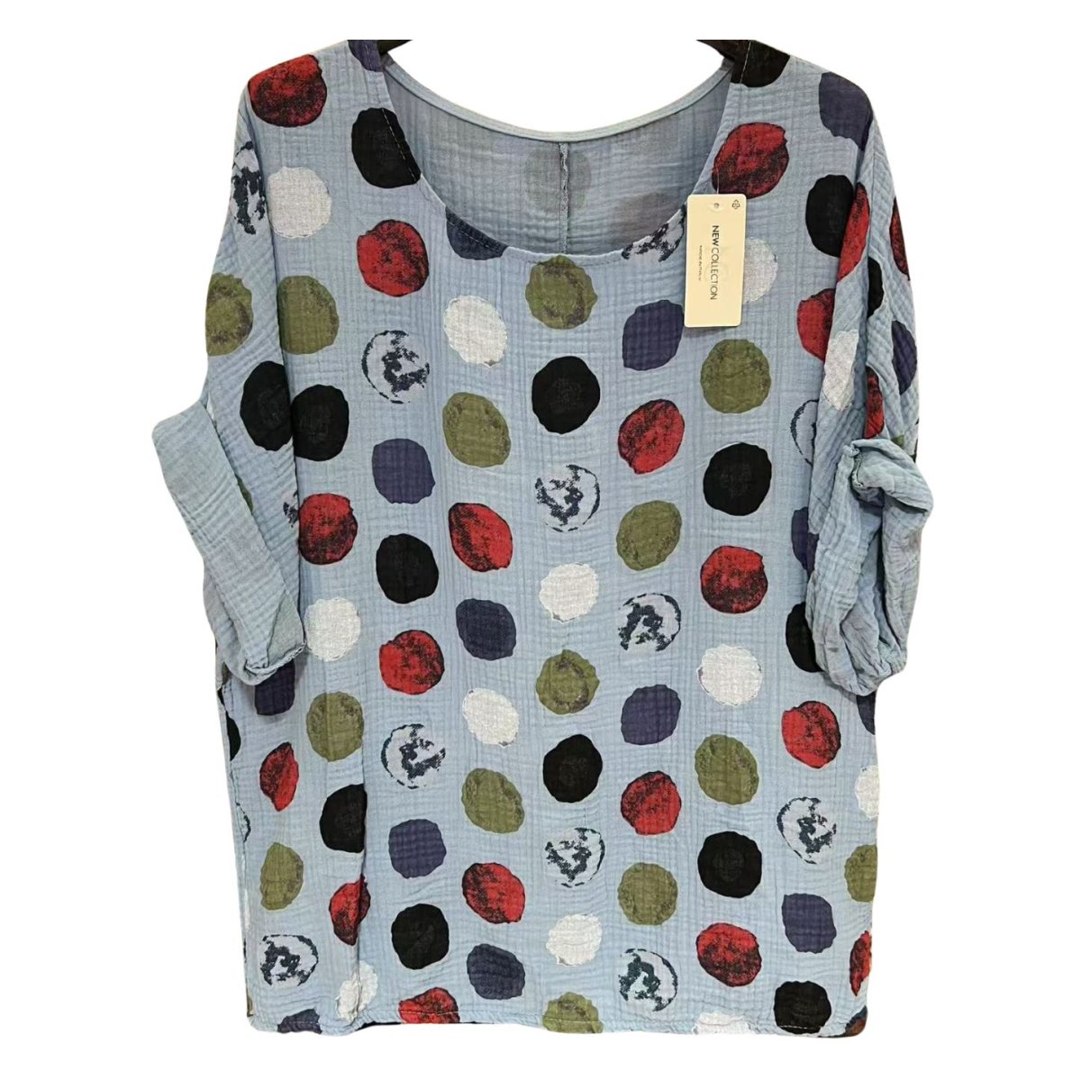 Bluza in bust 130cm buline colorate bleu