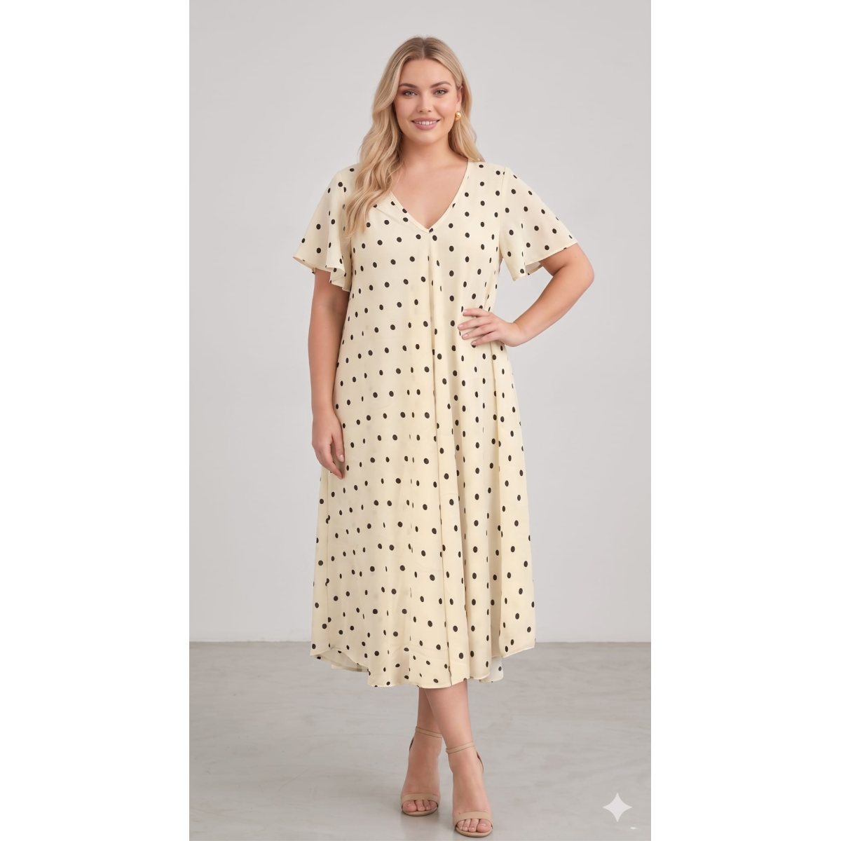 Rochie versatila vaporoasa Betty buline alba