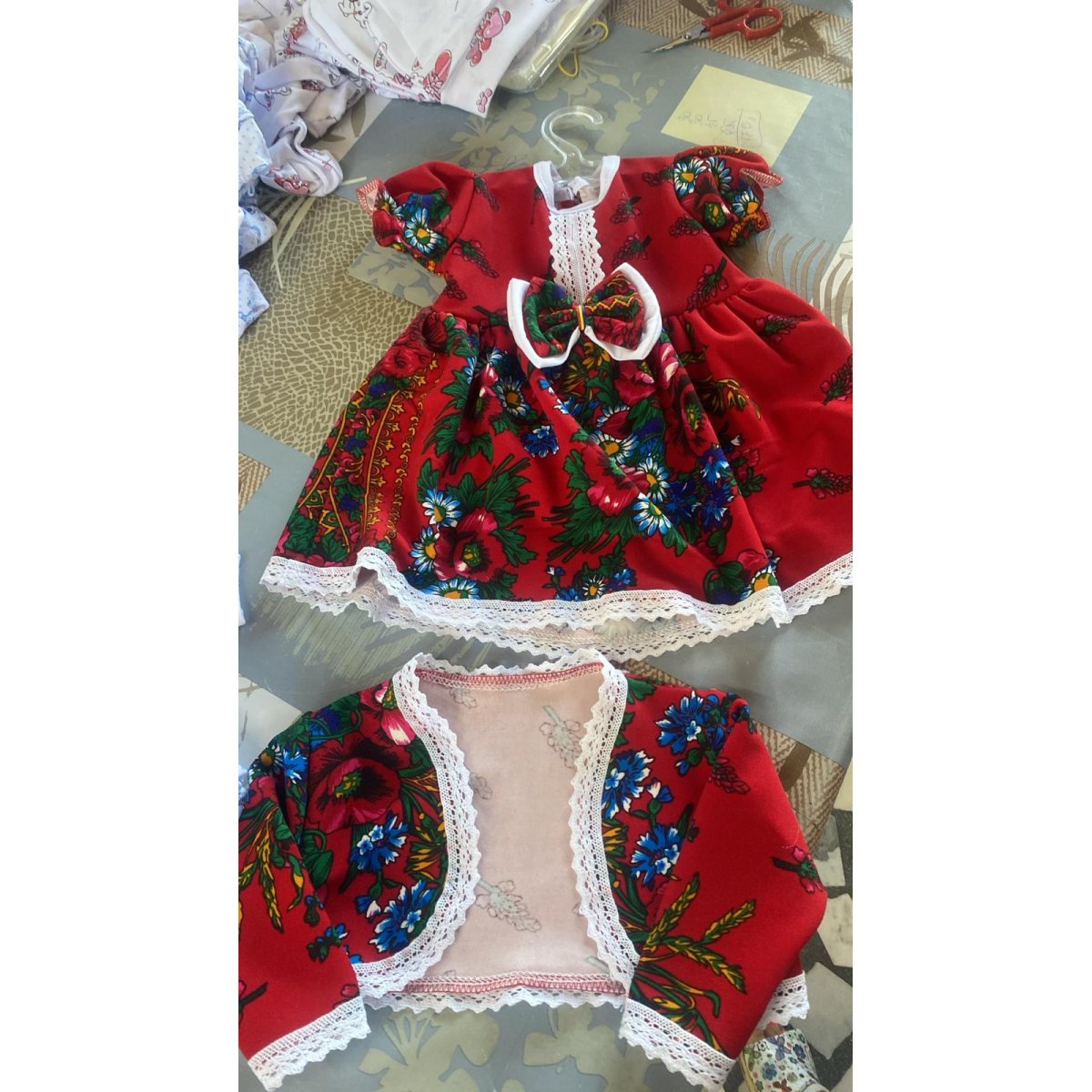 Rochita fetite bumbac motive traditionale Carolina Rochita fetite bumbac motive traditionale Carolina (92)