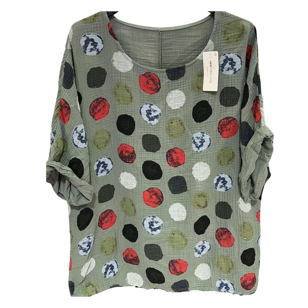 Bluza in bust 130cm buline colorate kaki