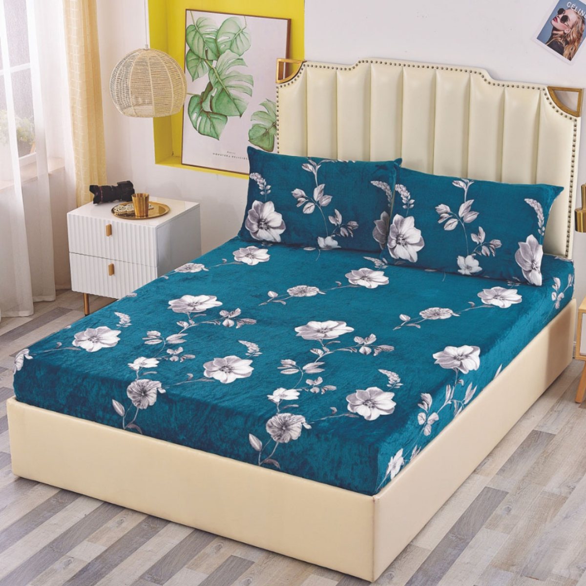 Husa de pat cocolino 180X200 + 2 fete perna Karla