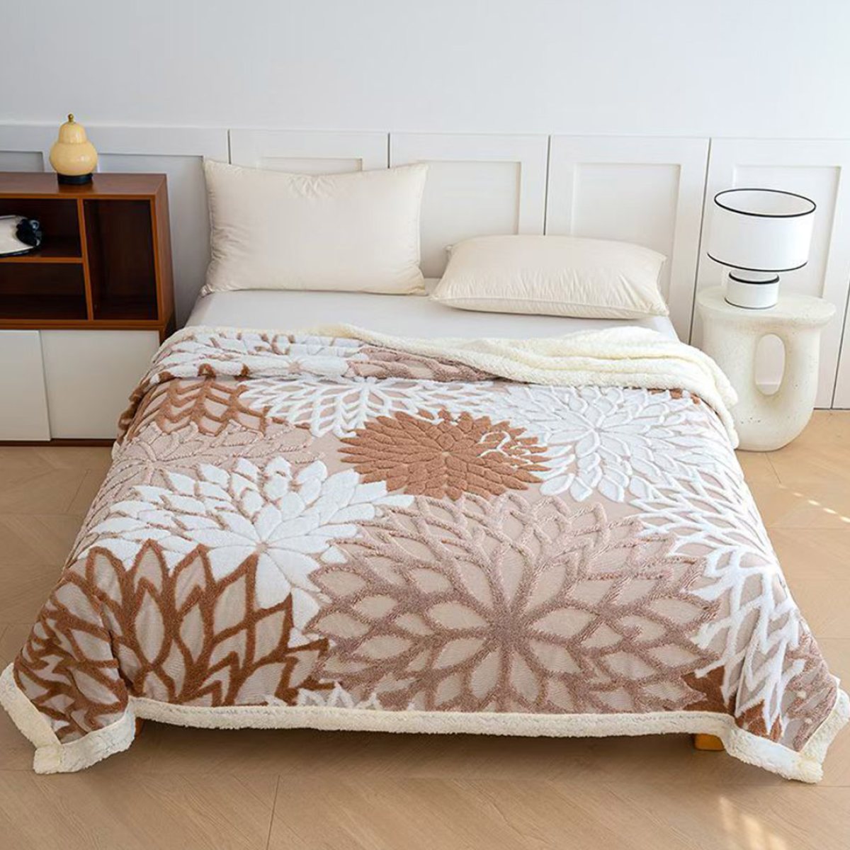Patura Cocolino cu Blanita Mandala Bej Cappuccino