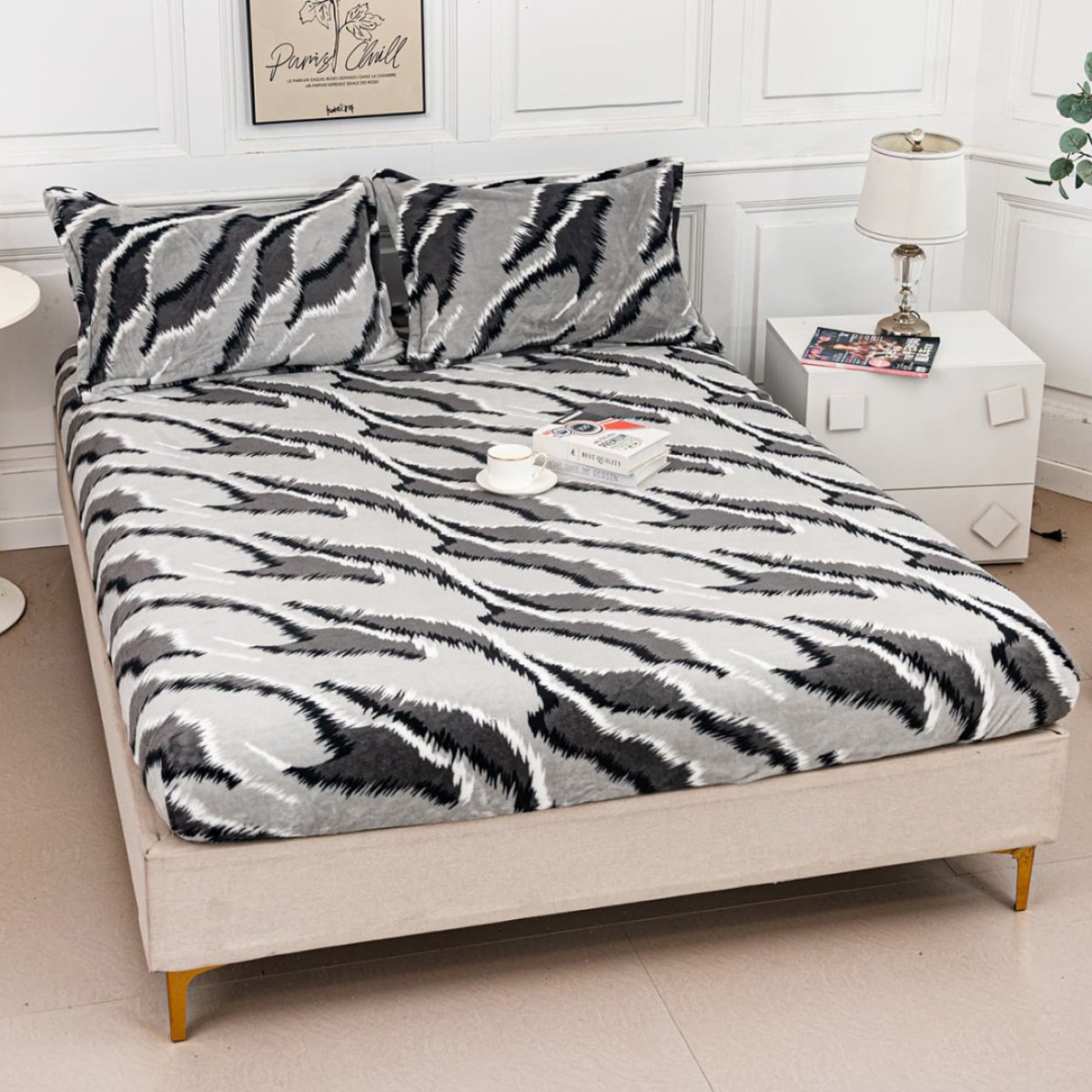 Husa de pat cocolino 180X200 + 2 fete perna Aven