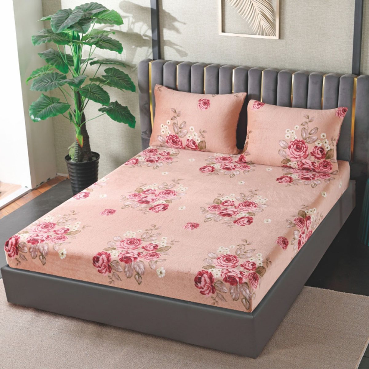 Husa de pat cocolino 180X200 + 2 fete perna Lesya