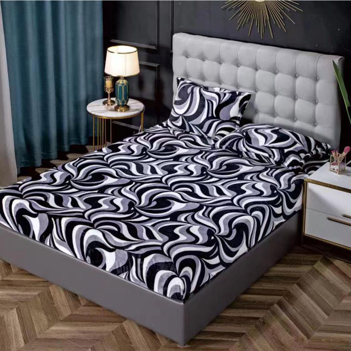 Husa de pat cocolino 180X200 + 2 fete perna Livia