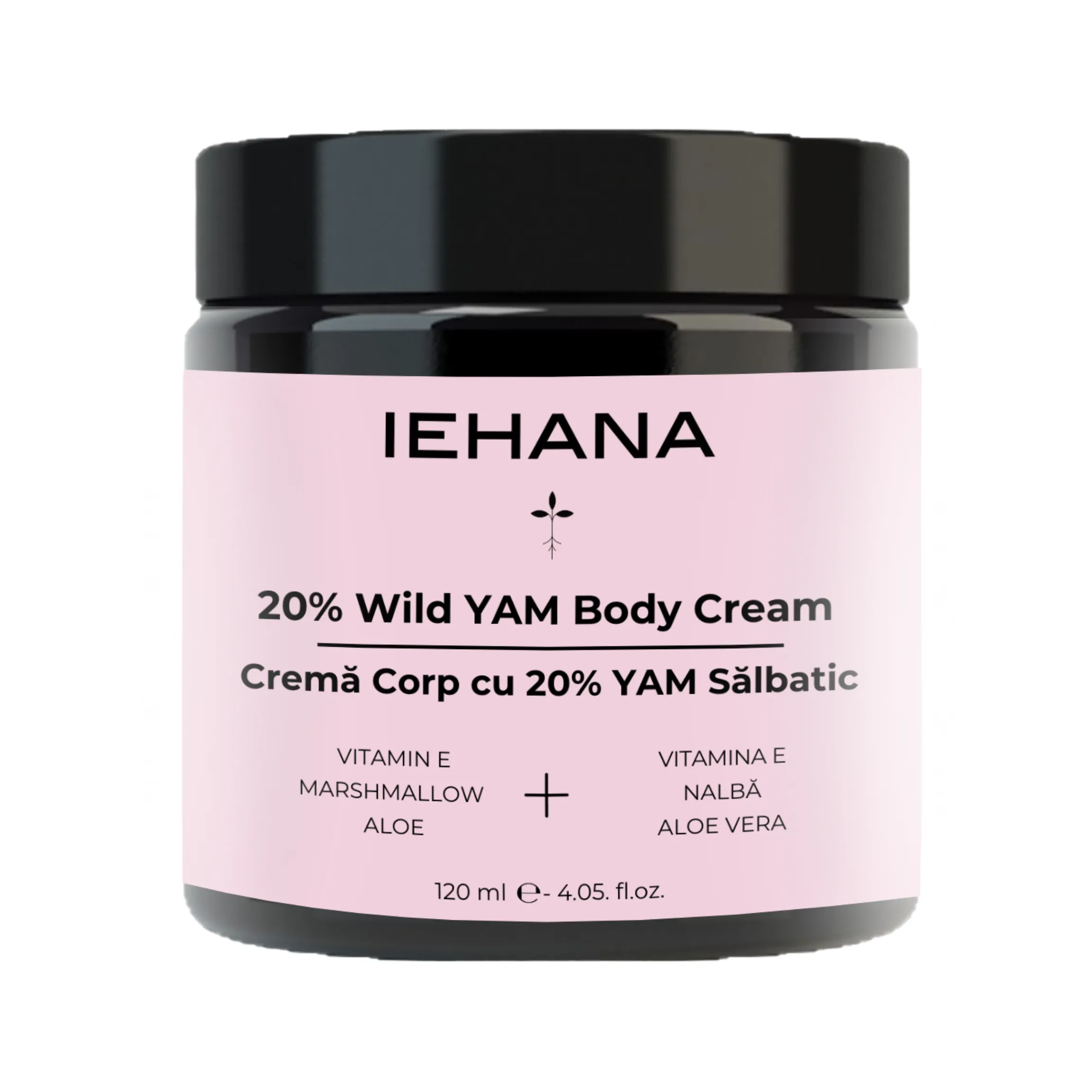 Crema de Corp cu 20% Yam Salbatic, 120 ml